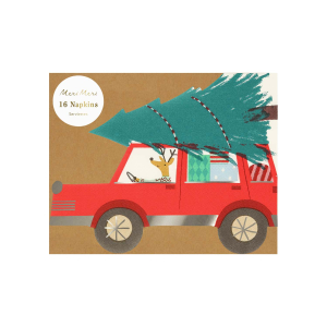 Driving Reindeer Napkins|Meri Meri