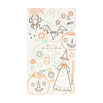 Halloween Colour In Activity Tablecloth|Meri Meri