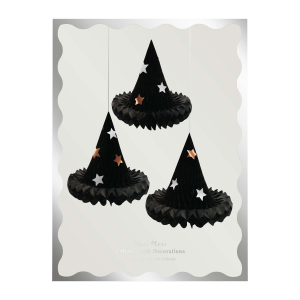 Honeycomb Witch Hat Decorations|Meri Meri