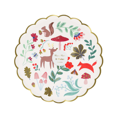 Winter Woodland Side Plates|Meri Meri