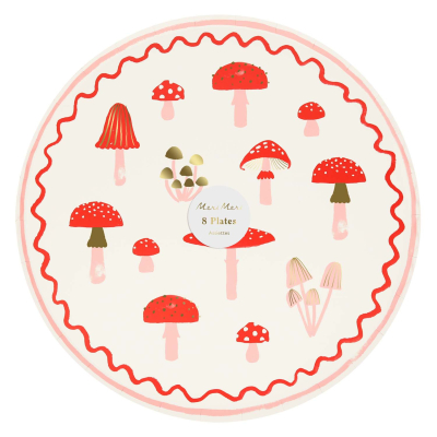 Merry Mushrooms Dinner Plates|Meri Meri