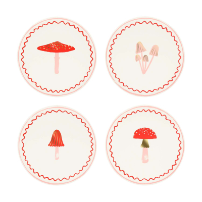 Merry Mushrooms Side Plates|Meri Meri