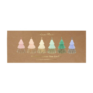 Rainbow Glitter Tree Candles|Meri Meri