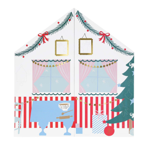 Santa's Cabin Sticker Advent Calendar|Meri Meri