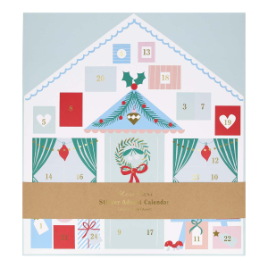 Santa's Cabin Sticker Advent Calendar|Meri Meri