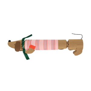 Festive Stripe Sausage Dog Crackers|Meri Meri