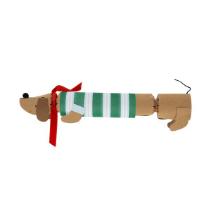 Festive Stripe Sausage Dog Crackers|Meri Meri