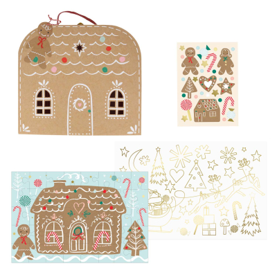 Gingerbread Christmas Eve Suitcase|Meri Meri