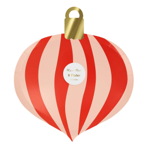 Striped Ornament Plates|Meri Meri