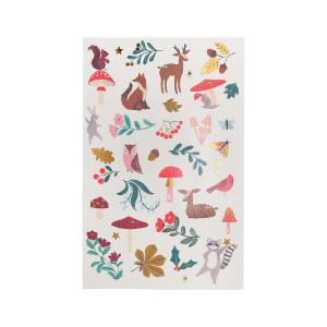 Woodland Temporary Tattoo Sheets|Meri Meri