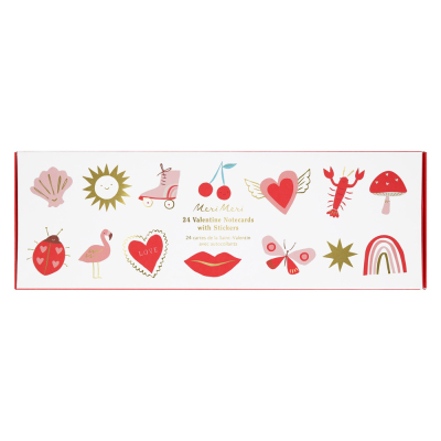 Kids Valentine Note & Sticker Set|Meri Meri