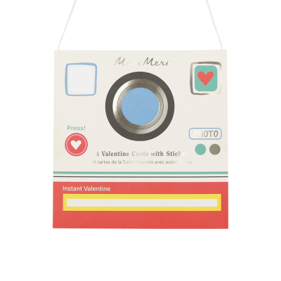 Instant Camera Valentine Card Set|Meri Meri