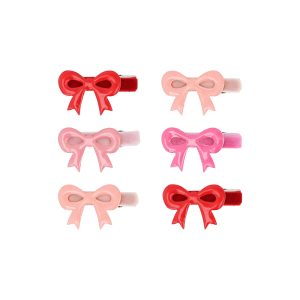 Valentine Bow Hair Clips