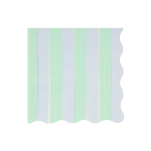 Pastel Stripe Large Napkins|Meri Meri