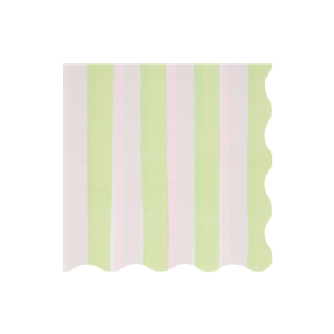 Pastel Stripe Large Napkins|Meri Meri