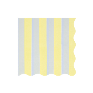 Pastel Stripe Large Napkins|Meri Meri