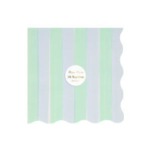 Pastel Stripe Large Napkins|Meri Meri