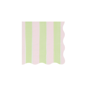 Pastel Stripe Small Napkins|Meri Meri