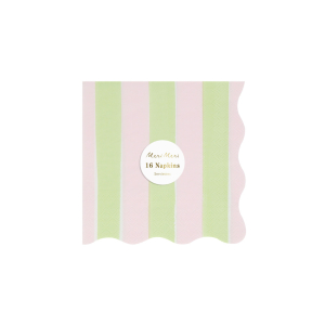 Pastel Stripe Small Napkins|Meri Meri