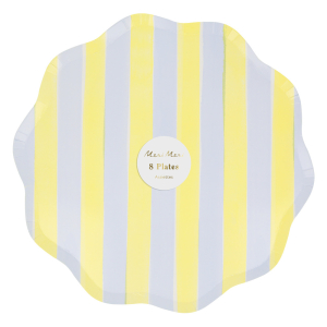 Pastel Stripe Dinner Plates