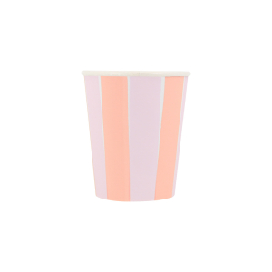 Pastel Stripe Cups