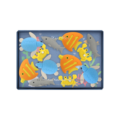Under The Sea Kids Valentine Card Set|Meri Meri