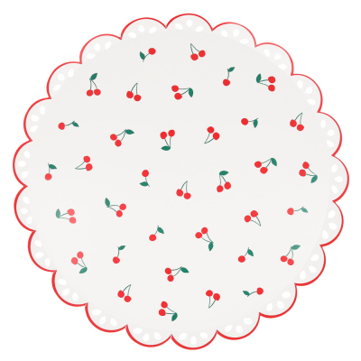 Cherry Pattern Dinner Plates|Meri Meri
