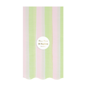 Pastel Stripe Guest Napkins|Meri Meri