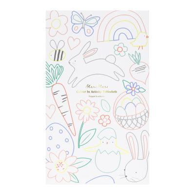 Easter Colour In Activity Tablecloth|Meri Meri