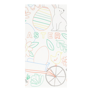 Easter Colour In Activity Tablecloth