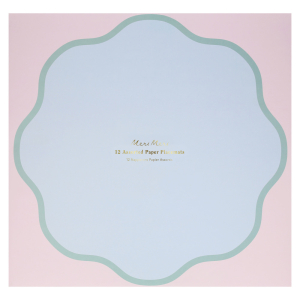 Wavy Round Paper Placemats