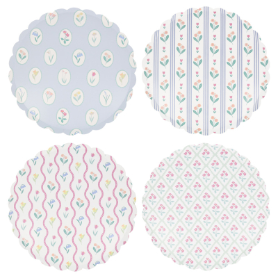 Flower Pattern Dinner Plates|Meri Meri