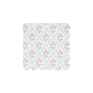 Flower Pattern Small Napkins