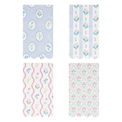 Flower Pattern Guest Napkins|Meri Meri