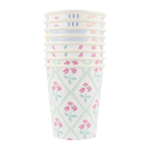 Flower Pattern Cups