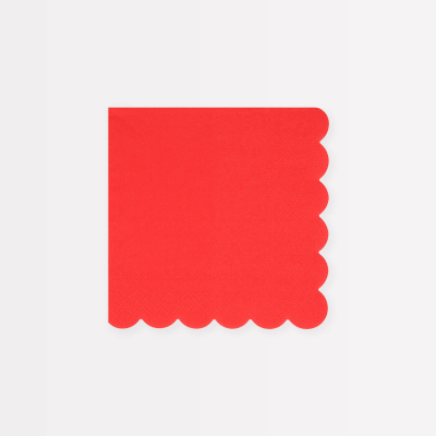 Berry Red Small Napkins|Meri Meri