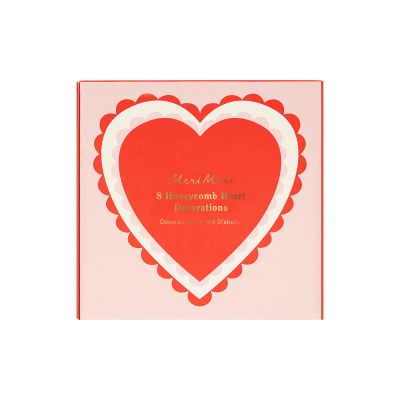 Honeycomb Heart Decorations|Meri Meri