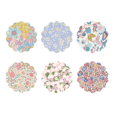 Meri Meri x Liberty Mixed Set Coasters|Meri Meri