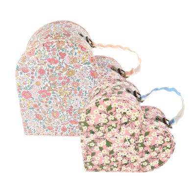 Meri Meri x Liberty Heart Suitcases|Meri Meri