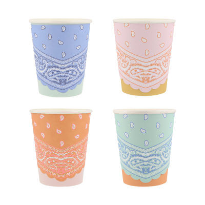 Western Bandana Cups|Meri Meri