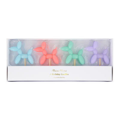 Balloon Dog Candles|Meri Meri