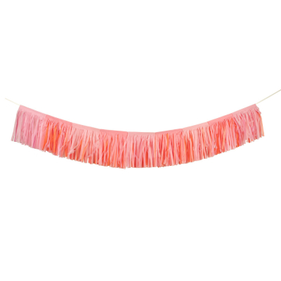 Basic Pink Fringe Garland|Meri Meri