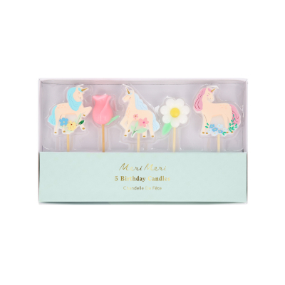 Meadow Unicorn Candles|Meri Meri