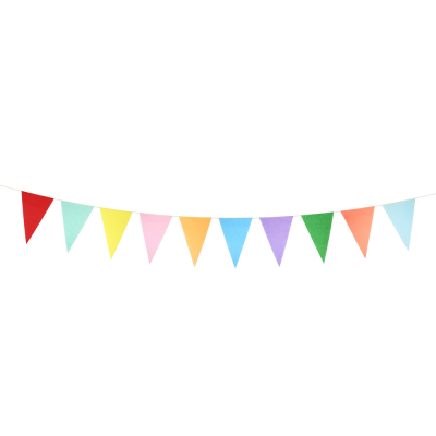 Bright Tissue Flag Garland|Meri Meri