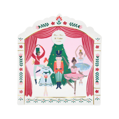 Nutcracker Ballet Stage Plates|Meri Meri