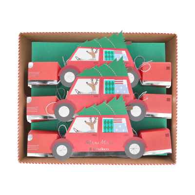 Reindeer In Car Crackers|Meri Meri