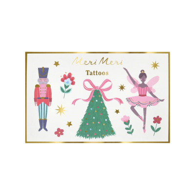Nutcracker Ballet Temporary Tattoos|Meri Meri