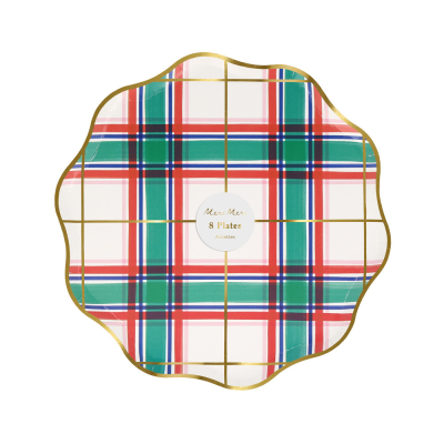 Tartan Side Plates|Meri Meri