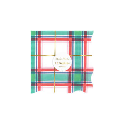 Tartan Small Napkins|Meri Meri