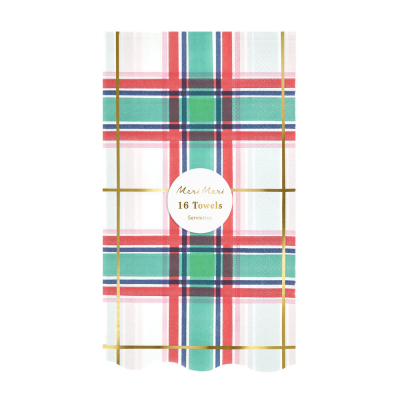 Tartan Guest Towels|Meri Meri